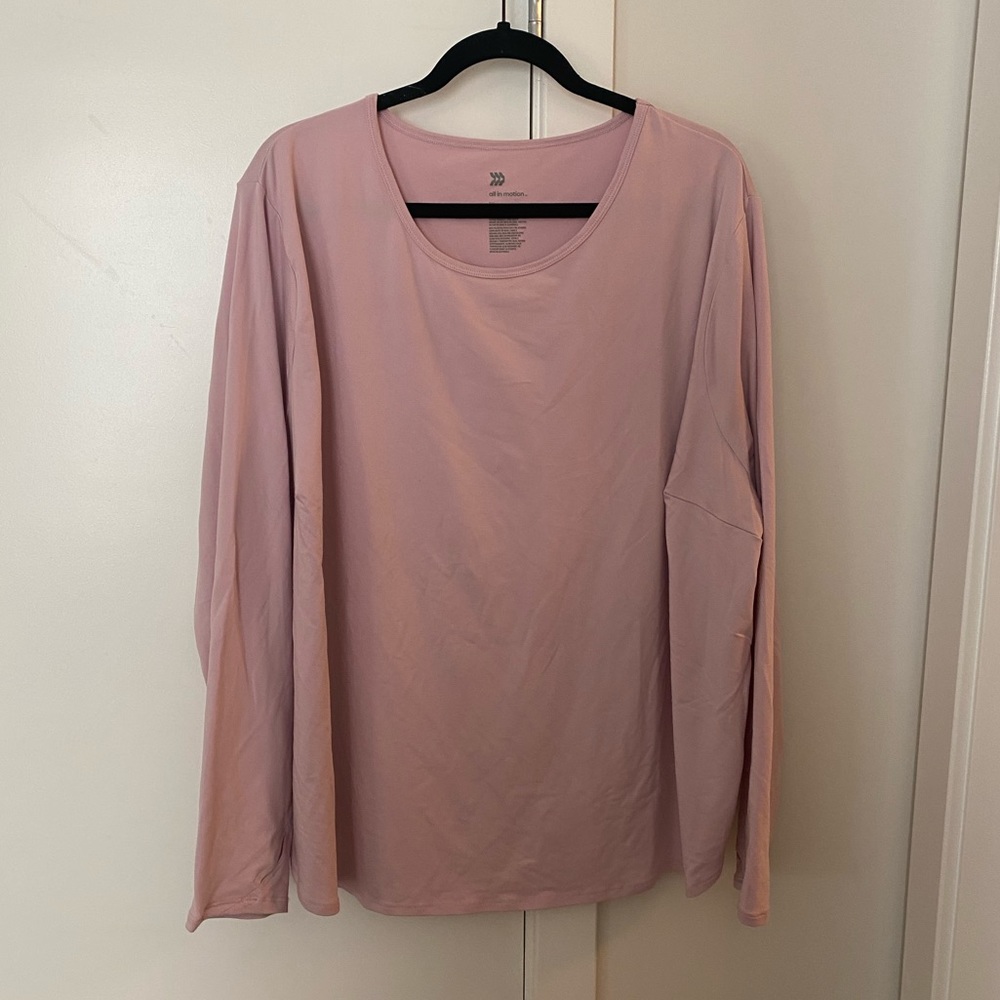 Plus size long sleeve essential t shirt